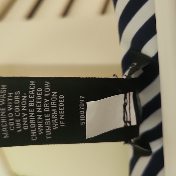 Prabal Gurung x Lane Bryant Navy and White Faux Wrap Midi Dress Plus Size 24 - Picture 7 of 10